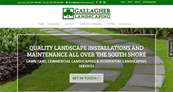 Desktop Screenshot of gallagherlandscaping.com